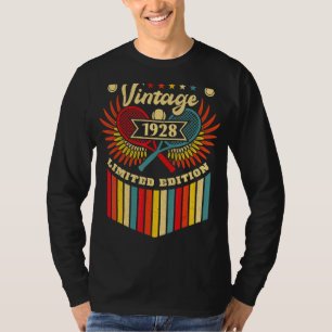 Tennis 94th Birthday Men Women Vintage 1928 Tennis T-Shirt
