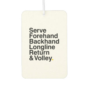 TENNIS AIR FRESHENER