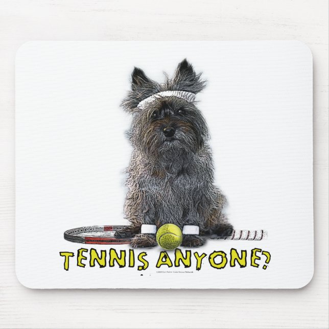 Tennis Anyone? Mouse Pad (Front)