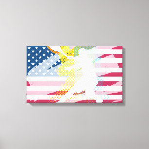 Tennis art painting on canvas