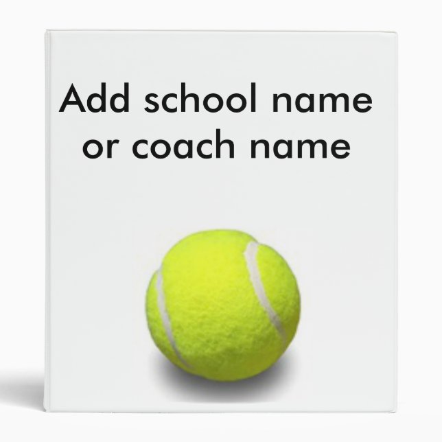 Tennis Ball 2 Binder (Front)