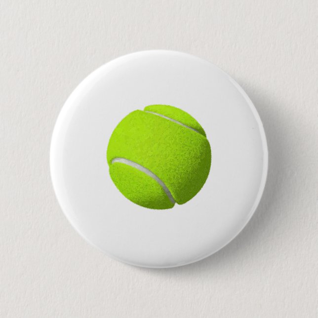 Tennis Ball 2 Inch Round Button (Front)