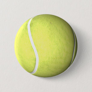 Tennis Ball 2 Inch Round Button