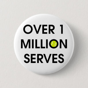 Tennis Ball 2 Inch Round Button