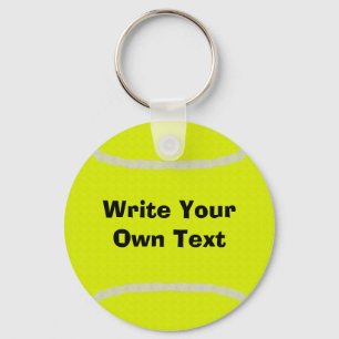 Tennis Ball - Advertise Your Club! Keychain