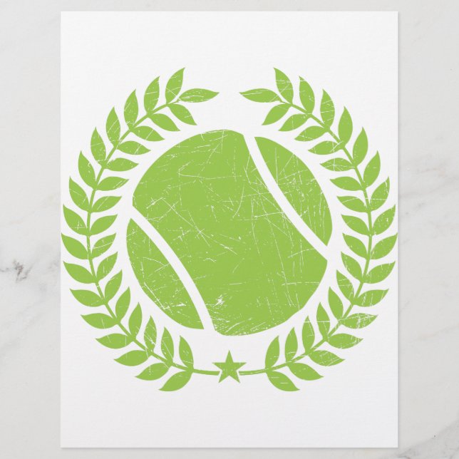 Tennis Ball and tennis Team Vintage design (Front)