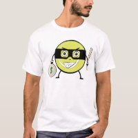 Tennis Ball Bandit - Funny Character Illustration