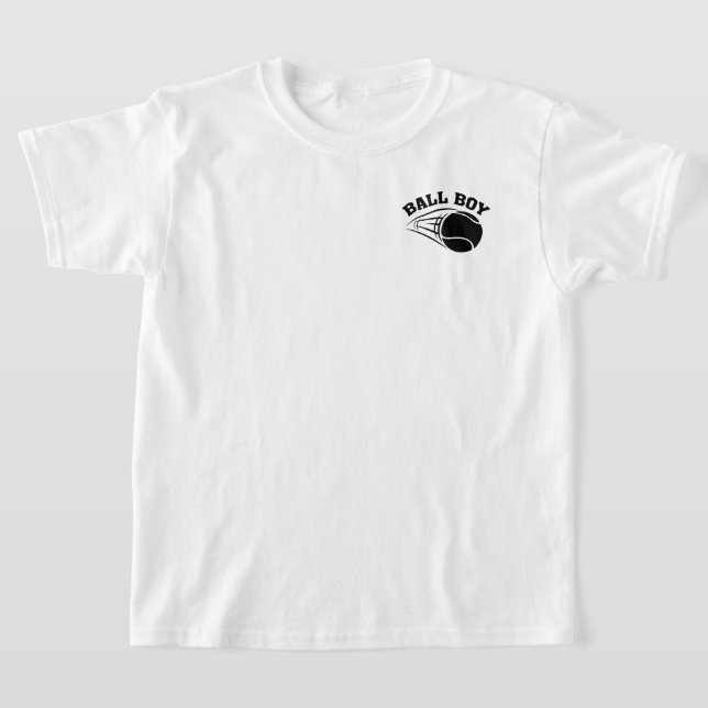 Tennis Ball Boy's Tennis T.shirt T-Shirt (Laydown)