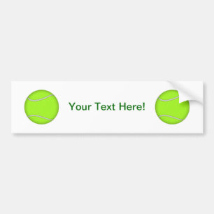 Tennis Ball: Bumper Sticker