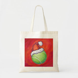 Tennis Ball Christmas Tote Bag