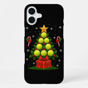 Tennis Ball Christmas Tree Festive Xmas iPhone 16 Plus Case