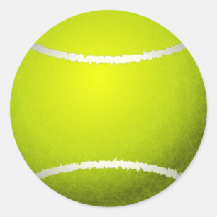 Tennis Ball Classic Round Sticker