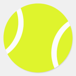 Tennis Ball Classic Round Sticker