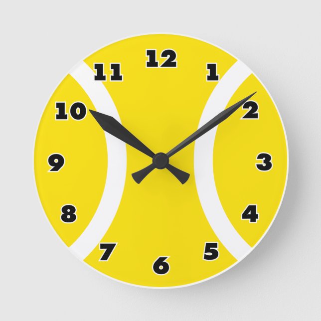 Tennis ball clock for on the wall (Front)