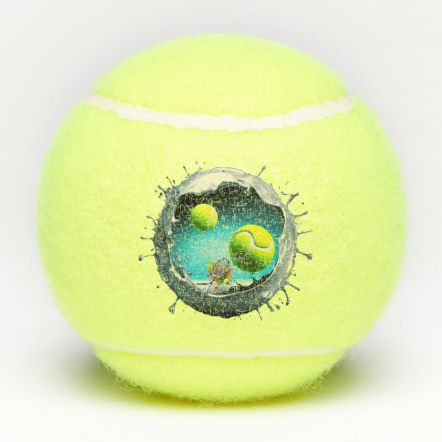 tennis ball Collections rare art (Back)