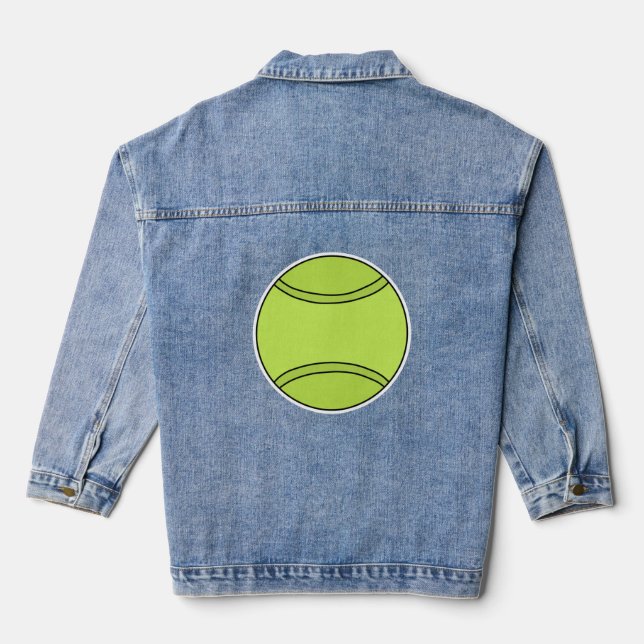Tennis Ball Denim Jacket (Back)
