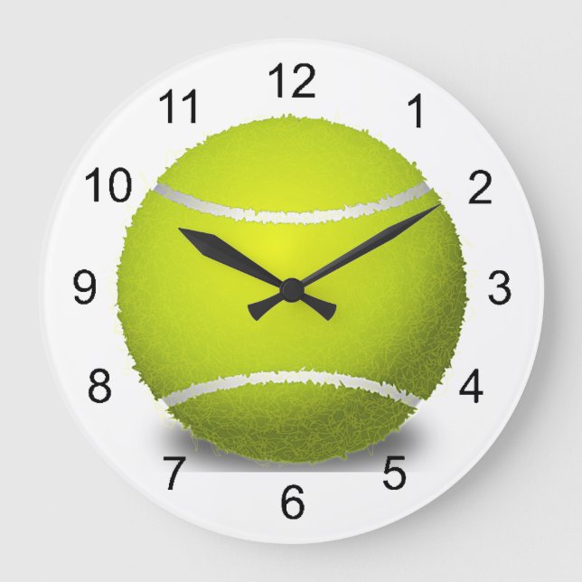 Tennis Ball Design Wall Clock (Front)