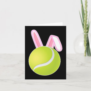 Tennis Ball Easter Bunny  Card