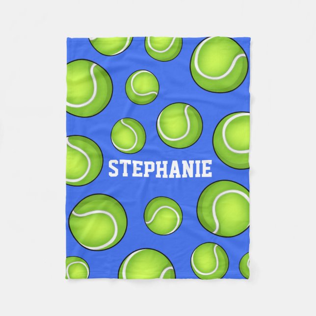 Tennis Ball Fleece Blanket (Front)
