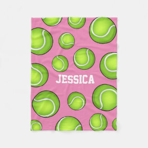 Tennis Ball Fleece Blanket