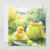 Tennis ball for Easter Holiday
