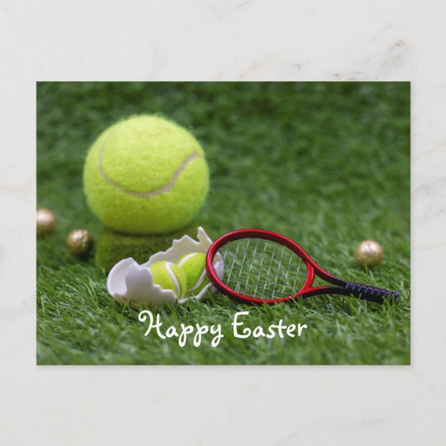 Tennis ball for Easter Holiday with tennis  eggs (Front)