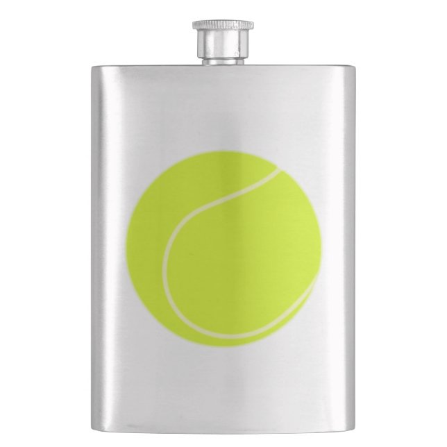 Tennis Ball Hip Flask (Front)