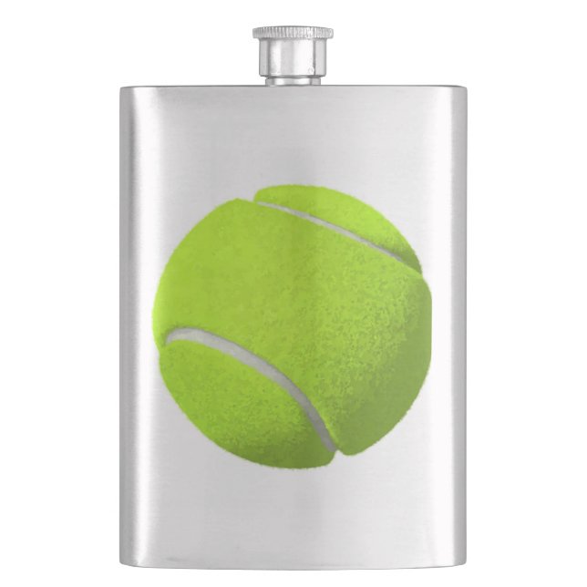 Tennis Ball Hip Flask (Front)