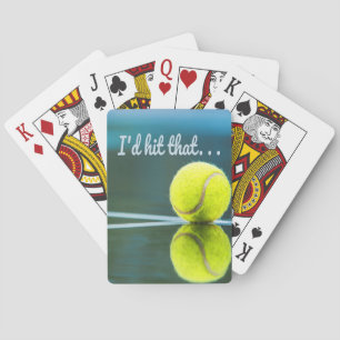 Tennis ball I'd Hit That Funny Gift Playing Cards