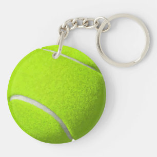 Tennis Ball Image Keychain