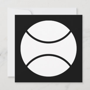 tennis ball invitation