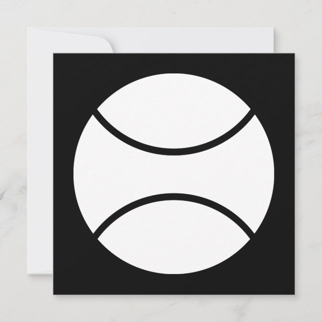 tennis ball invitation (Front)