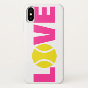 Tennis ball iPhone 5 case. Cover with LOVE slogan