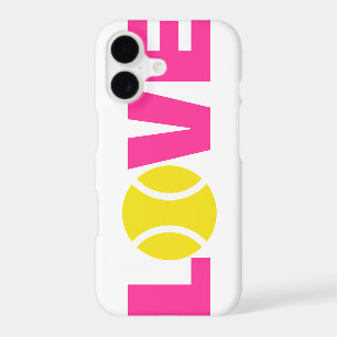 Tennis ball iPhone 5 case. Cover with LOVE slogan