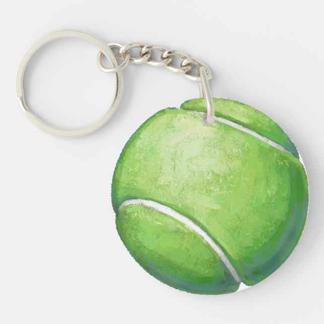 Tennis Ball Keychain (Front)