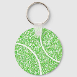 Tennis Ball Keychain
