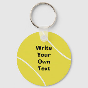 Tennis Ball Keychain
