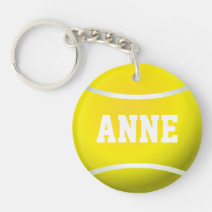 Tennis Ball Keychain
