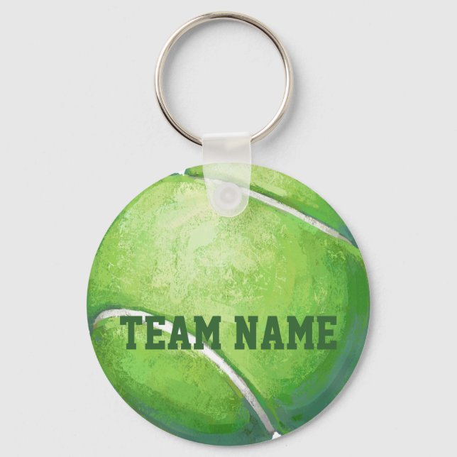 Tennis Ball Keychain (Front)
