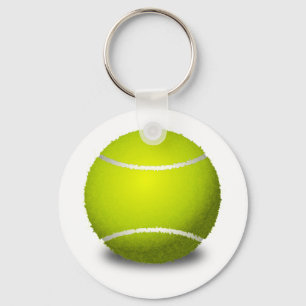Tennis Ball Keychain
