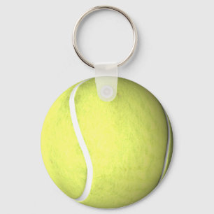 Tennis Ball Keychain