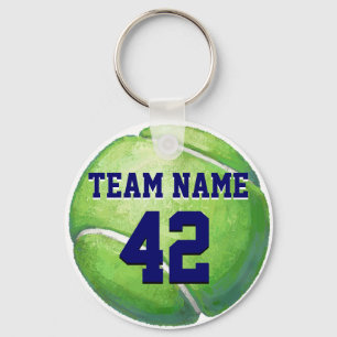 Tennis Ball Keychain