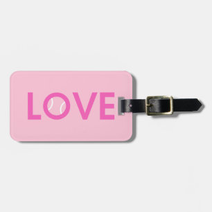 Tennis Ball LOVE Luggage Tag