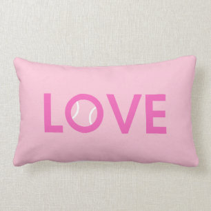 Tennis Ball LOVE Lumbar Pillow