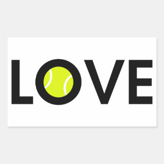 Tennis Ball LOVE Sticker
