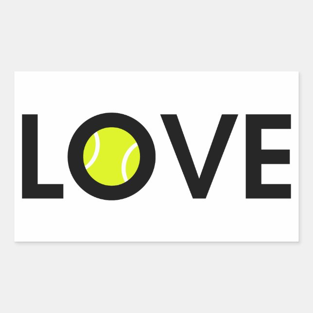 Tennis Ball LOVE Sticker (Front)