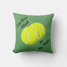 Tennis Ball Mojo Jeter Oreiller