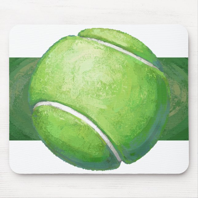 Tennis Ball Mouse Pad (Front)