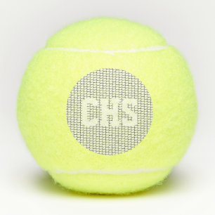 Tennis Ball Net School Initials Sports Love Fun