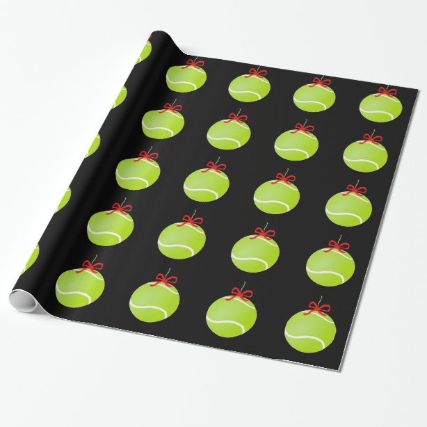 Tennis Ball Wrapping Paper, Gift Wrap & More Zazzle CA